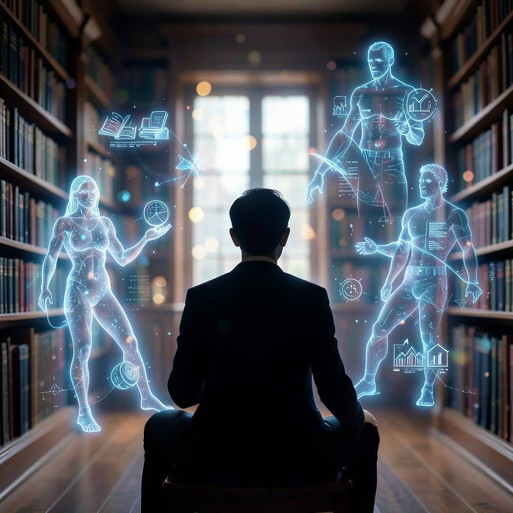 AI Cognitive Twin Visualization